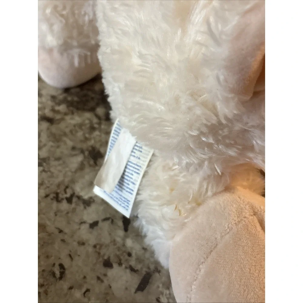 Build-A-Bear Vanilla Cuddly Lamb Sheep Plush Stuffed Toy Eyelashes Retired 2018
